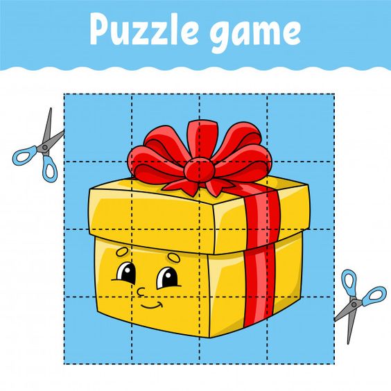 طباعة ألعاب البازل لتنمية الذكاء___ Puzzle game worksheet