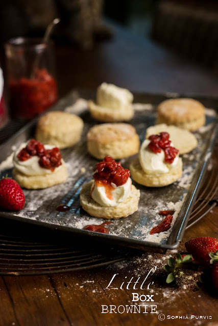 Apple cider scones