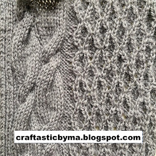 Chunky Cable and Diamond Drop Knit