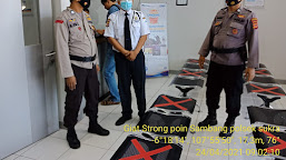 Polsek Sukra Polres Indramayu Laksanakan Strong Point Patroli Sambang Dalam Rangka Harkamtibmas 