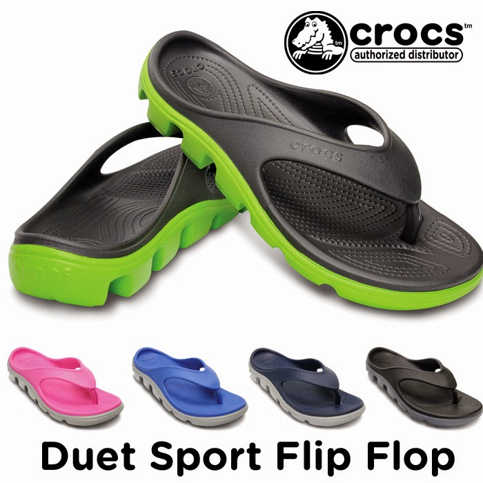 Jual Sandal  Crocs  Crocs  Duet Sport Flip Flop Original