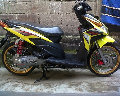 Gambar Foto Modifikasi Motor Honda Vario Techno Touring 