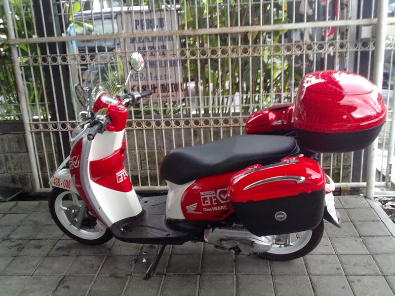 modifikasi honda scoopy touring