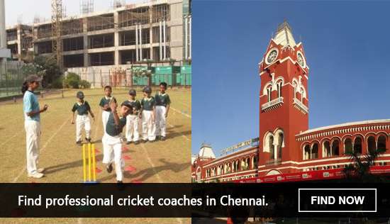 Find the cricket coaches in Chennai