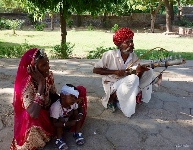 Folk musicians at Jodhpur, photo by Milind Sathe