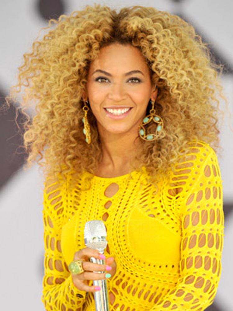 Popular Celebrity Curly Hairstyles Beyonce Knowles