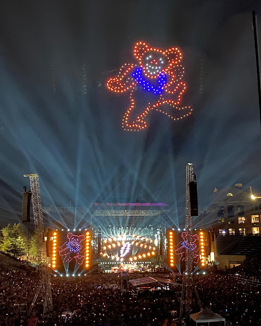 Dead and Company Drone Light Show - Dancing Bear