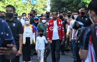 Pangdam IV/Diponegoro Dampingi Presiden RI Car Free Day 