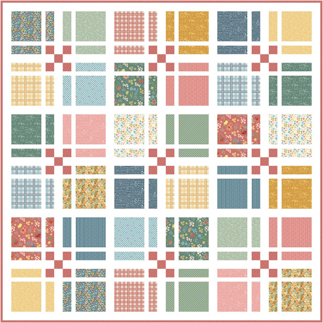 Stay Square quilt in Albion fabrics by Amy Smart for Riley Blake Designs