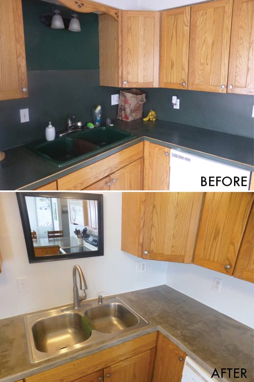 Yay, I Made It!: DIY Concrete Over Laminate Countertops ...