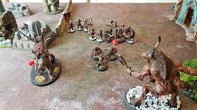 Warhammer battle report - Warhammer Age of Sigmar - 3rd Edition - Beasts of Chaos vs Kruleboyz 1000pts - Frontal Assault