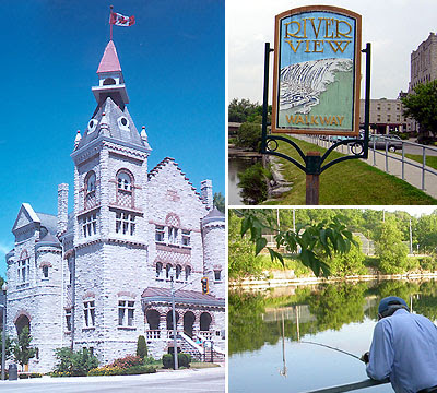 Town Hall, River View Walkway, Fishing at the Quarry