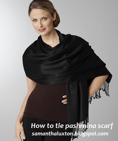 How to tie pashmina scarf