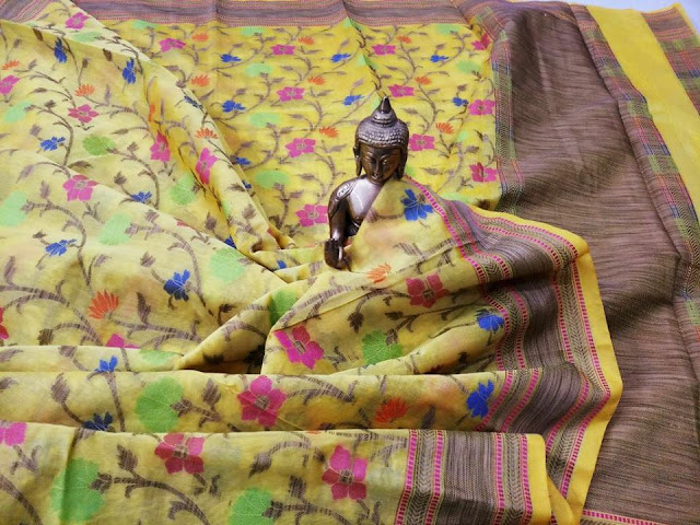 Handloom banarasi saree