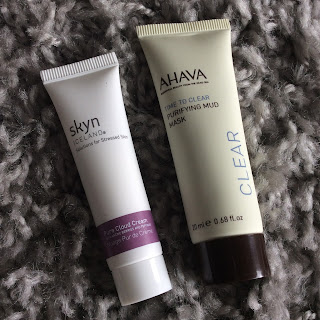 ahava mud mask and pure cloud cream skyn iceland