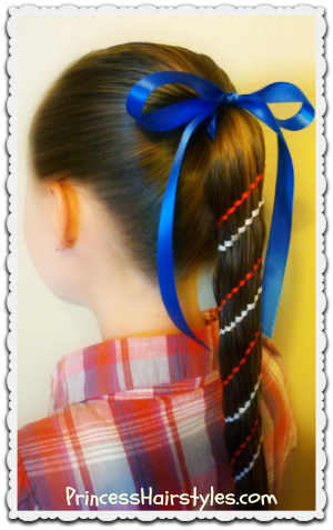 4th Of July Hairstyles, Aztec Carousel Braid Ponytail and 