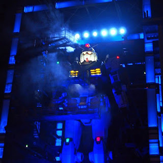 RX-78F00 Gundam Full-Scale Night Landscape Preview