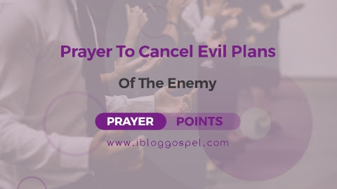 Powerful Prayer To Cancel Evil Plans Of The Enemy