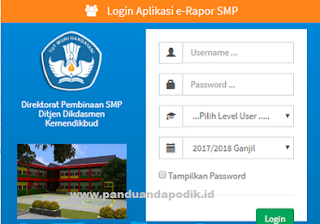 Tanya Jawab Seputar E-Rapor SMP 2018 