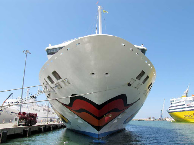 Cruise ship AIDAvita, IMO 9221554, port of Livorno