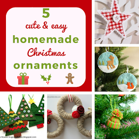 http://keepingitrreal.blogspot.com.es/2016/12/5-cute-easy-homemade-christmas-ornaments.html