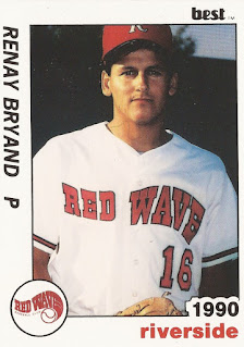 Renay Bryand 1990 Riverside Red Wave card