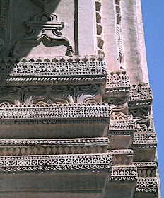 carved wall of golkonda fort in Hyderabad