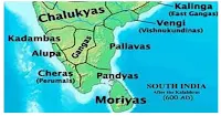 Chalukya, Pallava, Pandyas