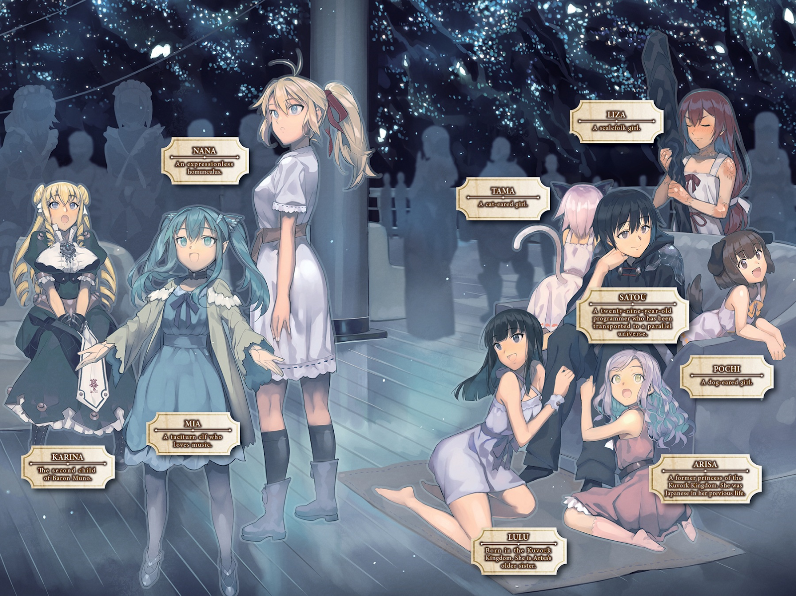 Death March to the Parallel World Rhapsody Ilustrações Lightnovel Volume 06