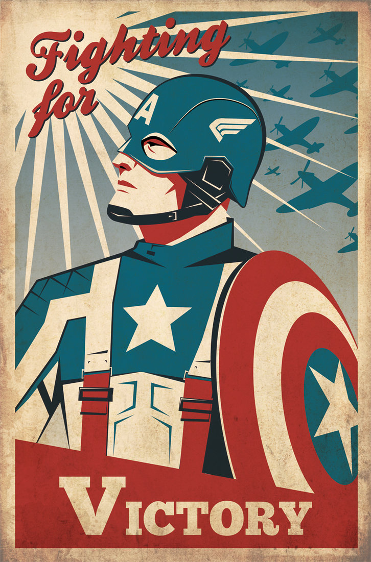 Fashion and Action: More Great Captain America Fan Art Posters