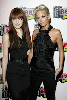 Nicola Roberts & Sarah Harding at The NME Awards