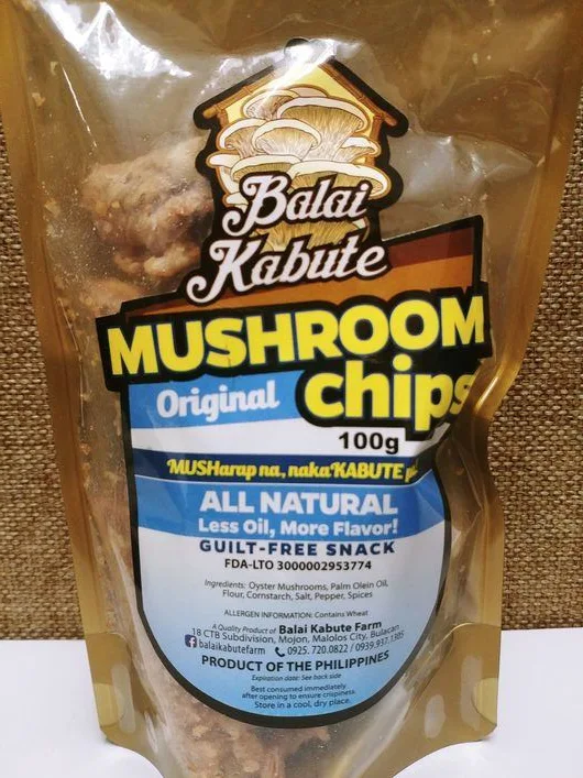 Balai Kabute’s Mushroom Chips original flavor