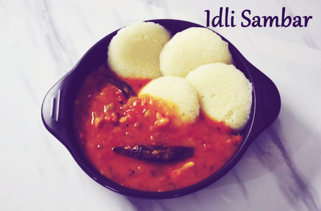 Idli with Sambar 