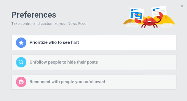 News Feed Preferences Settings