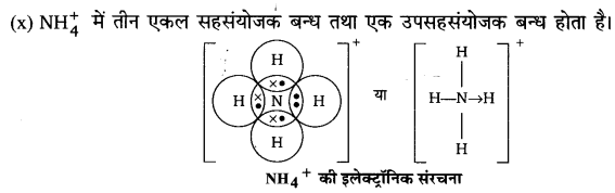 Solutions Class 11 रसायन विज्ञान Chapter-4 (रासायनिक आबन्धन एवं आण्विक संरचना )