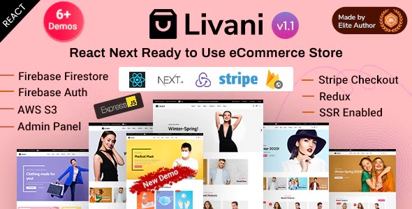 React Next eCommerce Store + Admin Panel