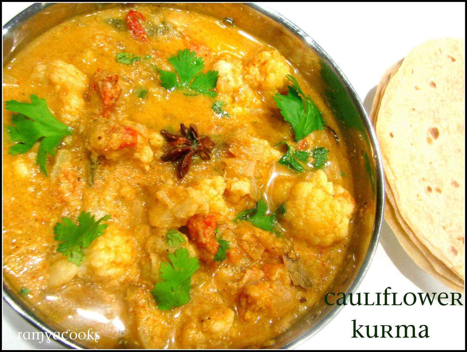 roti recipe Kurma(Pressure Sidedish Cauliflower A for for Method) Cooker  Roti kurma recipe