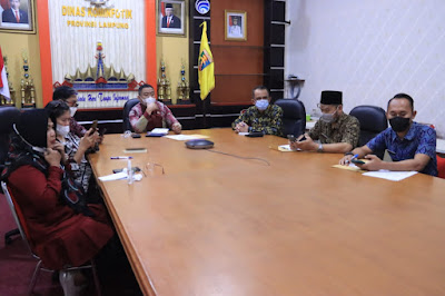 Pemprov Lampung Ikuti Rapat Persiapan Acara Puncak Hari Otonomi Daerah ke - XXVI Tahun 2022