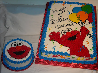 Awesome Birthday Cakes on Jennifer S Gallery Of Cakes  1st Birthday With Elmo