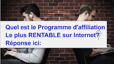 programme d'affiliation rentable