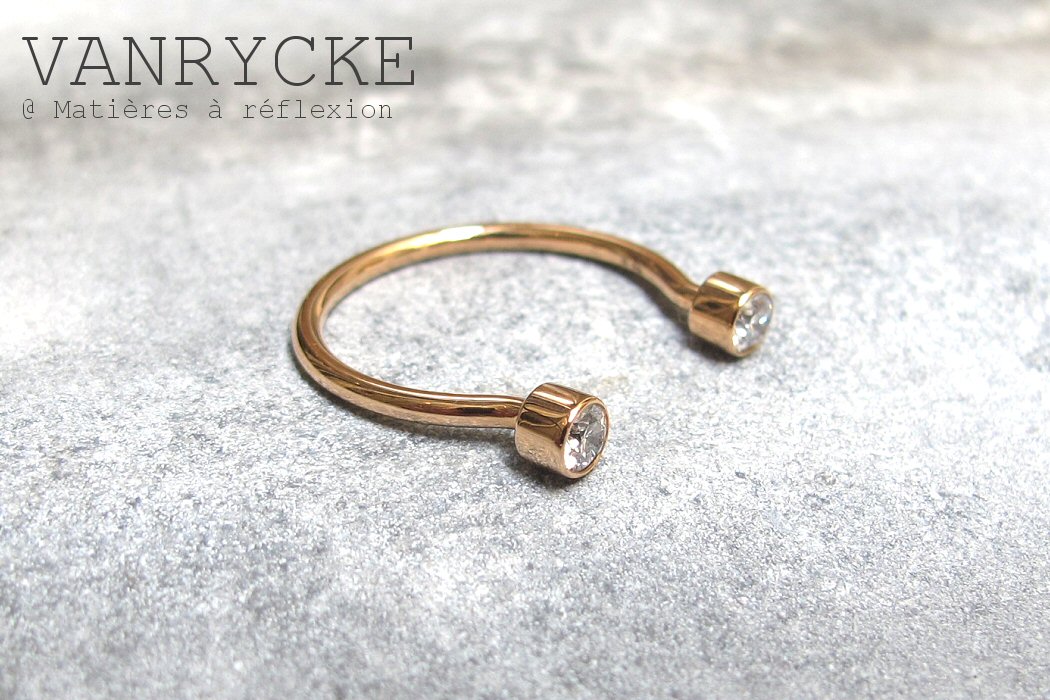 Vanrycke bague Mademoiselle Else or rose