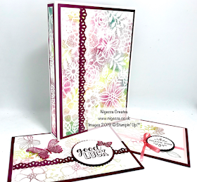 Book Style Card Gift Folder Nigezza Creates Stampin' Up! Delicately Detailed Laser Cut Paper