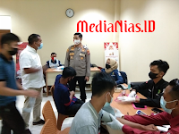Masyarakat Nias Ikuti Vaksinasi Covid-19 di Gedung Presisi Polresta Tangerang