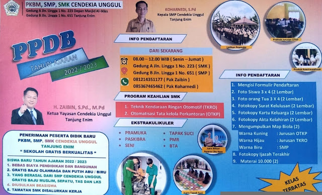 Pusat Kegiatan Belajar Masyarakat (PKBM) Cendikia Unggul Tanjung Enim