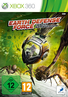 Earth Defense Force 2025 XBOX 360 Game dvd front cover