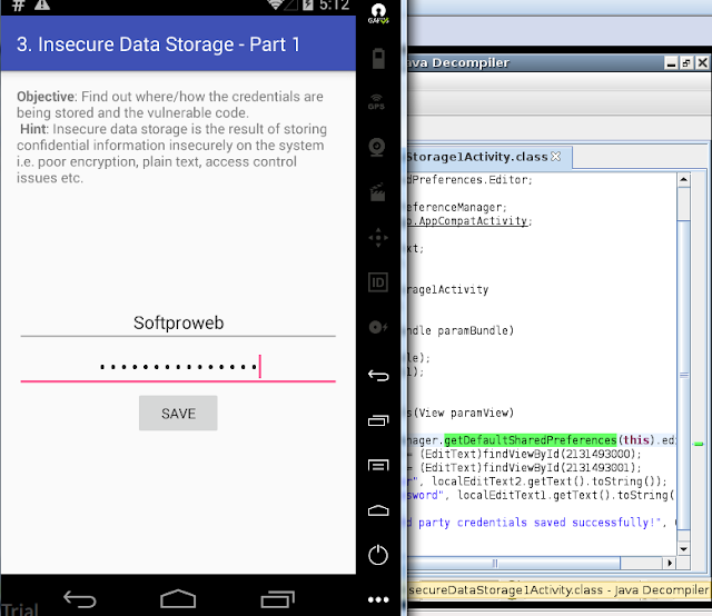 Insecure Local Storage - Shared Preferences