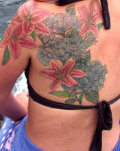 Hawaiian Flower Tattoos | Exotic Flowers Tattoos