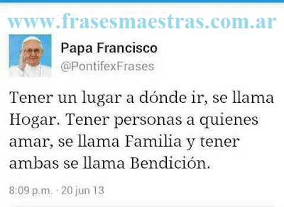 frases del Papa Francisco