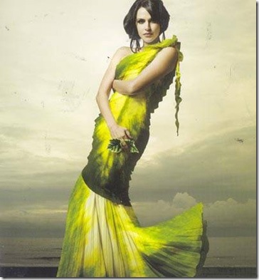 03 Neha Dhupia topless for ‘Go Green’ calendar101209