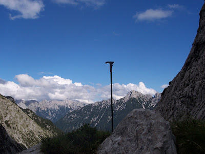 Leki Hiking Stick in the Alps